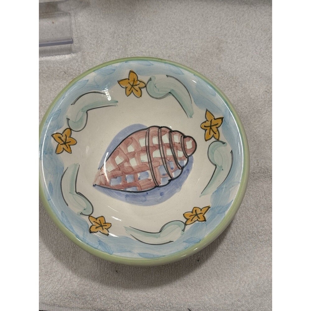 Vintage Bella Casa Seashell  Serving Bowl  8.5”
